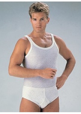 Henri Canotta Uomo Cotone A Costina Spalla Stretta Art.59