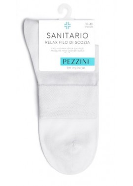 PEZZINI Calzino "SANITARIO" Donna In Filo Di Scozia