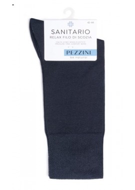 PEZZINI Calzino "SANITARIO" Uomo In Filo Di Scozia