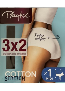 Playtex Slip Donna Midi (Conf. da 3 Slip)