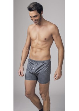 NOTTINGAM Boxer Uomo con Bottone In Puro Cotone