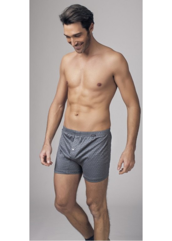 NOTTINGAM Boxer Uomo con Bottone In Puro Cotone