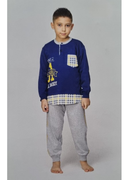 PRIMERO Pigiama Bimbo Cotone Invernale Art14200