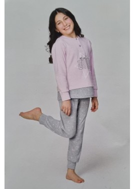 PRIMERO Pigiama Bimba Cotone Invernale Art14301