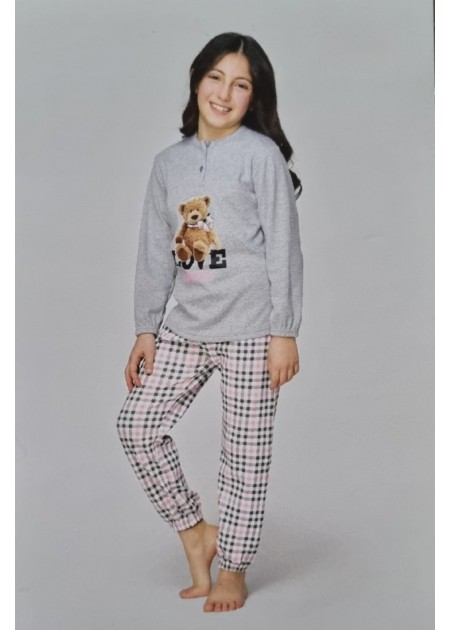 PRIMERO Pigiama Bimba Cotone Invernale Art14302