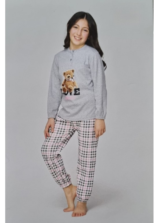 PRIMERO Pigiama Bimba Cotone Invernale Art14302