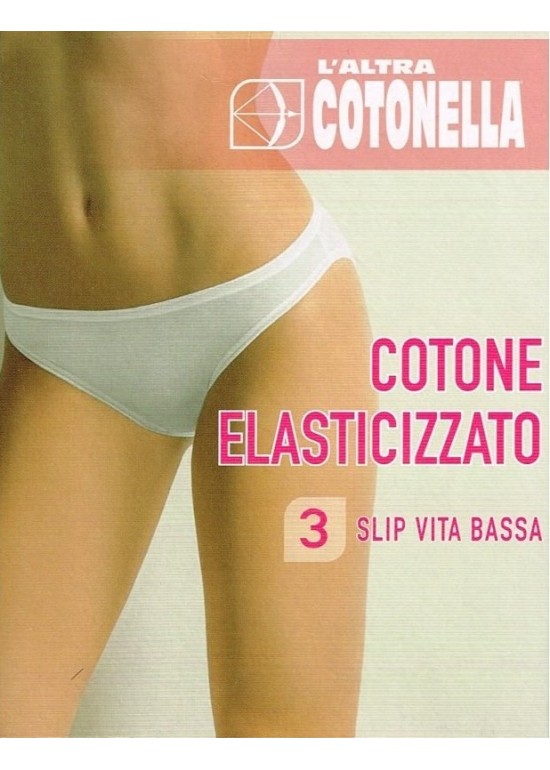 COTONELLA Set  Slip donna VITA BASSA 3165 ( conf. da 3 pezzi )