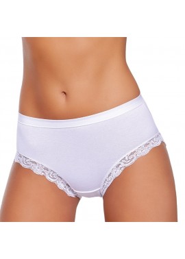 Jadea Slip Donna Midi 532  in Cotone Modal e Pizzo
