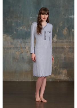 Linclalor Camicia Da Notte Serafino In Viscosa 2763