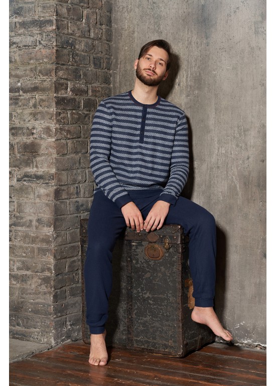 Linclalor Pigiama Uomo Serafino Punto Milano 7812