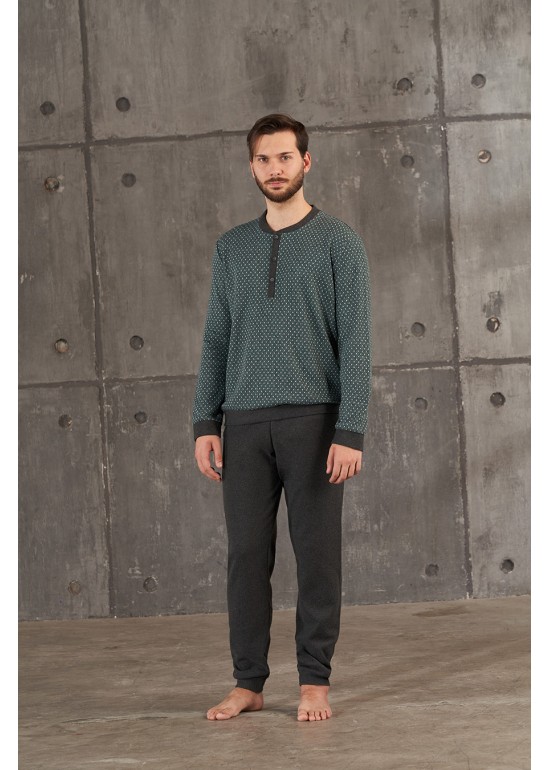 Linclalor Pigiama Uomo Serafino Punto Milano 7814 YOU365