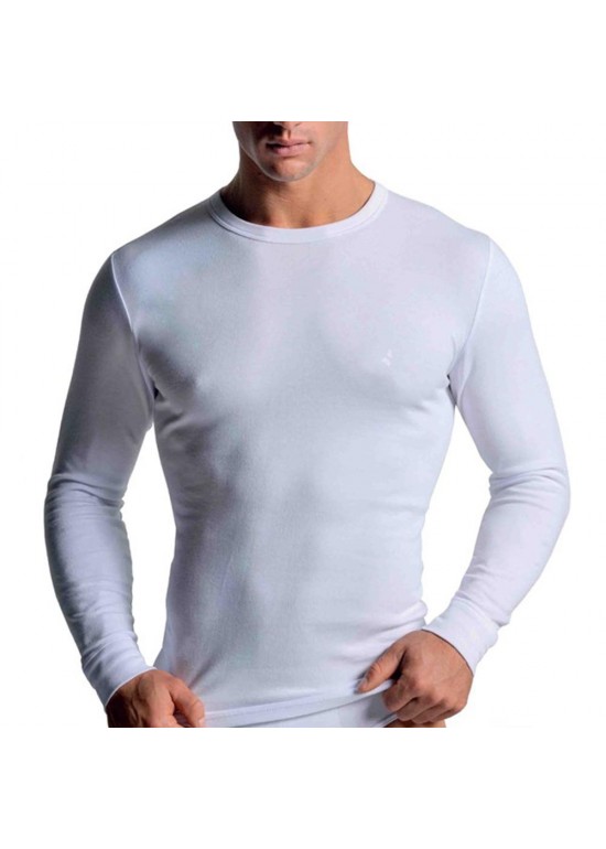 Navigare Sottogiacca Maniche Lunghe Caldo Cotone Girocollo