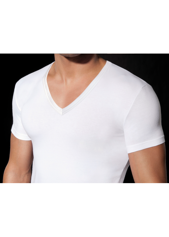 Alpina  Maglia Uomo Collo A V  "Cotone Caldo"