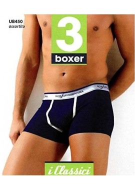 RossoPorpora Boxer Uomo Cotone Elasticizzato ( 3 Pezzi)