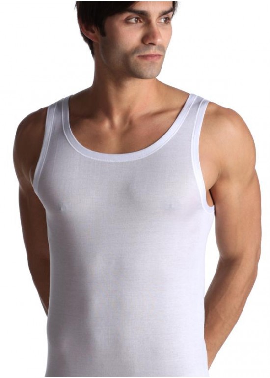 ALPINA Canotta Spalla Larga "FILO DI SCOZIA"