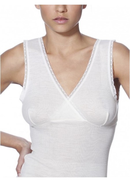 RAGNO CANOTTA DONNA SPALLA LARGA "PURA LANA MERINOS" 