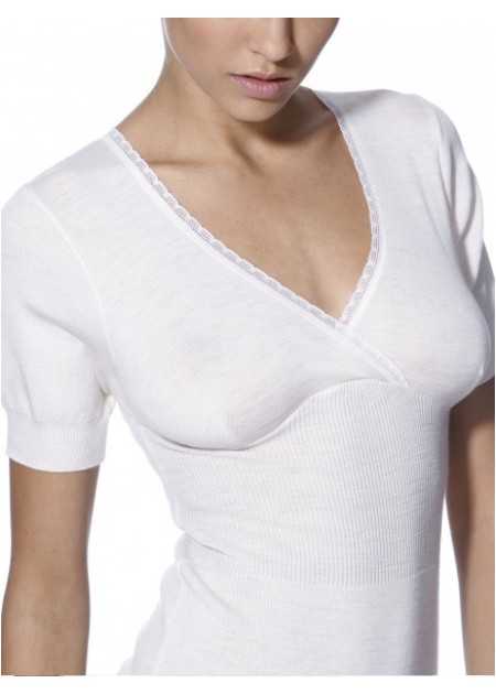 RAGNO MAGLIA DONNA MEZZA MANICA "PURA LANA MERINO"