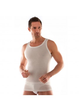 Liabel Canotta Uomo Spalla Larga "Pura Lana" Pesante